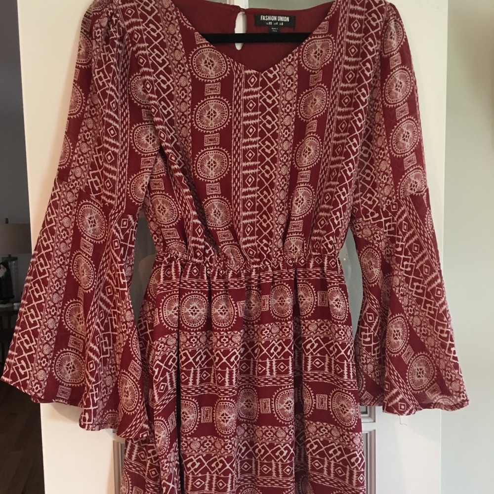Tribal print dress